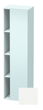 Пенал Duravit DuraStyle, 50x36x180 см, подвесной, (правый), с дверцей, с закрытыми/открытыми полками, цвет: светло-голубой/белый матовый, в ванную комнату