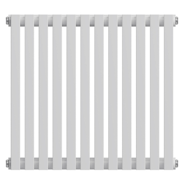 Радиатор Royal Thermo Shift Q30 C2050 стальной 2 трубчатый, 12 секций, боковое подключение, для отопления квартиры, дома, водяные, мощность 1224 Вт, настенный, цвет белый RAL9016