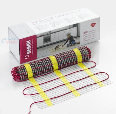 Теплый пол (мат) Rehau Solelec, 3.5 м2 L-7 м, 160 Вт, электрический, в стяжку Теплый пол (мат) Rehau Solelec, 3.5 м2 L-7 м, 160 Вт, электрический, в стяжку