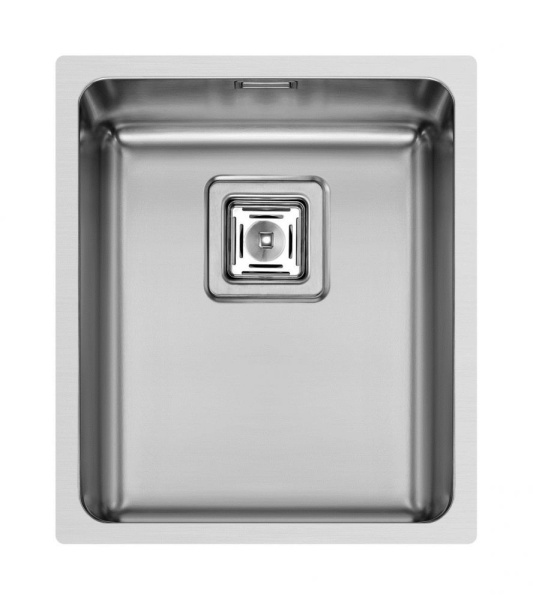 Мойка Pyramis Lume 38х44х20 см врезная, полированная, нержавеющая сталь 101024101