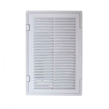 Решетка-дверца Event 200*300 П2030ДФ ревизионная, вентиляционная, пластиковая, накладная, белая, люк в туалет, ванную (Эвент)