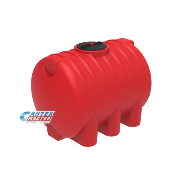 Емкость пластиковая (бак) Экопром КАС 5000 HR 101.5003.101.0 горизонтальная для воды (цвет-красный) 5000 литров