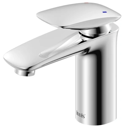 Смеситель для раковины/умывальника IDDIS Stone, однорычажный, неповоротный, керамический картридж, длина излива 106 мм, латунь, цвет хром