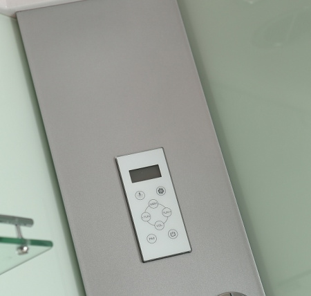 Душевая кабина 70х100х217 см Sphera R, BandHours (правая) поддон низкий, прямоугольная, угловая, с гидромассажем, с верхним душем, смеситель, профиль хром, прозрачное стекло, белая, закрытая Душевая кабина 70х100х217 см Sphera R, BandHours (правая) поддон низкий, прямоугольная, угловая, с гидромассажем, с верхним душем, смеситель, профиль хром, прозрачное стекло, белая, закрытая