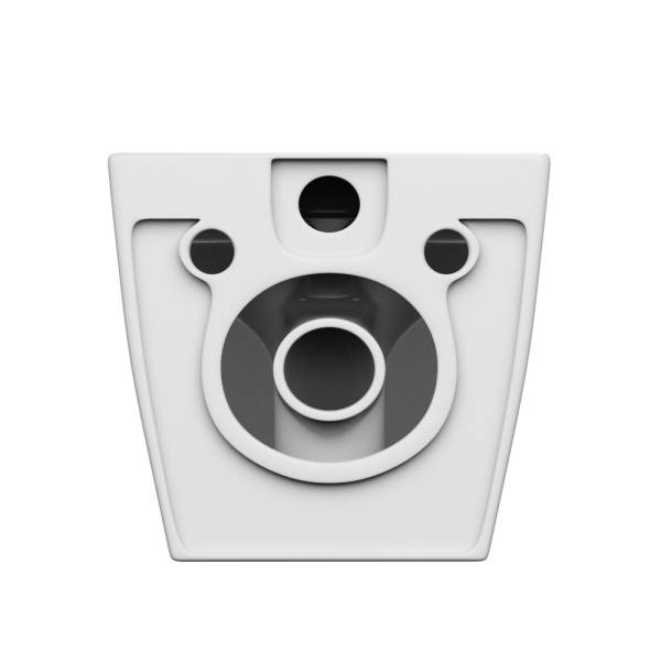 Унитаз подвесной ABBER Ultra 515х360х360 мм цвет белый, горизонтальный (прямой) выпуск, смыв каскадный, с ультратонким ободком, система антивсплеск, с сиденьем микролифт, дюропласт AC1301