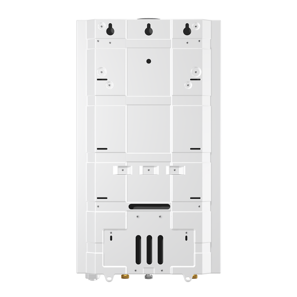 Газовая колонка Thermex T 20 TD Pro (водонагреватель газовый) настенный, вертикальный, накопительный тип, 20 кВт, 10 л/мин, 610х350х180 мм, (цвет белый, прямоугольный, плоский) с нижнее подводкой труба в комплекте