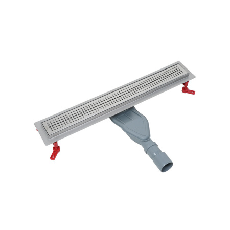 Водоотводящий желоб (Трап) IDDIS Perfex 600 мм, с перфорированной решеткой, цвет хром, горизонтальный выпуск и сифоном 360°, комбинированный затвор, выпуск 40/50 мм 975B6SB20DZ