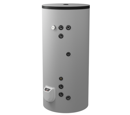 Водонагреватель комбинированный Eldom Green Line 1500 л, 12 кВт, с двумя теплообменниками, 2210х1250 мм напольный, вертикальный, электрический, накопительный, серый