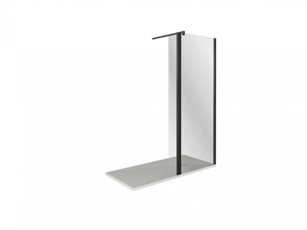 Душевое ограждение BAS Good Door Walk in SP2-80-C-B 280х800х1950 прозрачное стекло
