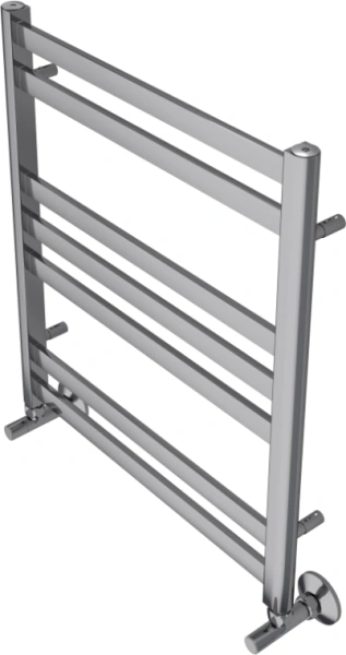 Полотенцесушитель Aquatek Сириус водяной П7 500х600 мм хром, нержавеющая сталь, лесенка, подключение нижнее