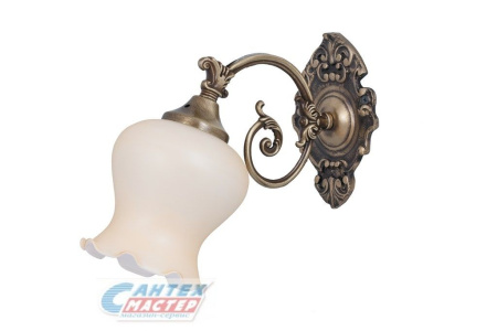 Светильник Boheme 752 для ванной настенный бронза/белый