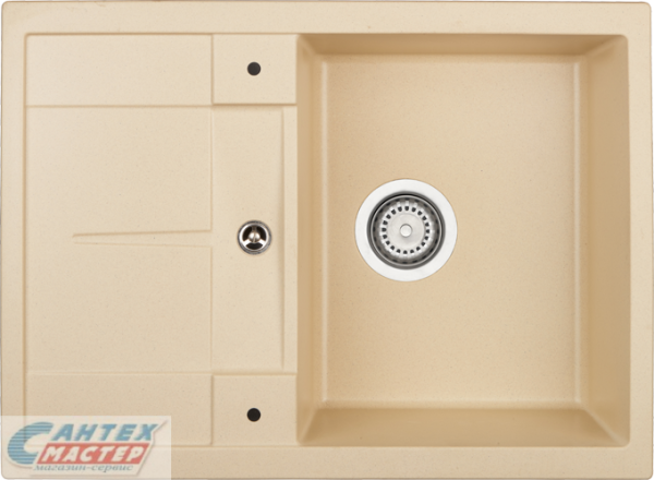 Мойка Ukinox Терек 67,2х49,2х19 см, врезная, искусственный гранит, лен, прямоугольная Terek - 08 Мойка Ukinox Терек 67,2х49,2х19 см, врезная, искусственный гранит, лен, прямоугольная Terek - 08