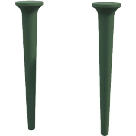 Ножки Cezares Idra для тумбы и пенала, 2 шт. размер 9х9х43 см дерево, цвет зеленый матовый (Verde Opaco)