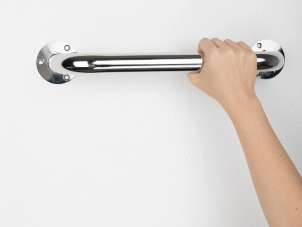 Поручень для душа/ванны Aquatek 500 мм настенный, нержавеющая сталь, округлый, хром