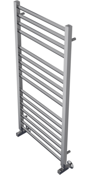 Полотенцесушитель Aquatek Поларис водяной П16 500х1100 мм хром, нержавеющая сталь, лесенка, подключение нижнее