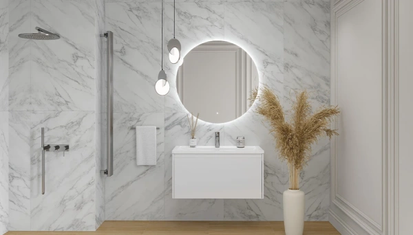 Тумба под раковину Velvex Klaufs 900-0-1, 883х443х440 мм подвесная, цвет белый глянец, 1 выдвижной ящик/выдвижной органайзер, подходит раковина Mario 90, универсальная, в ванную комнату