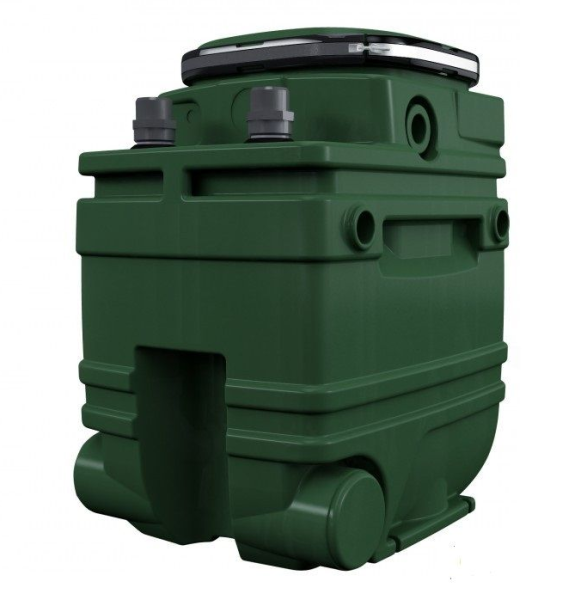 Емкость DAB FEKABOX 550 Lt DOUBLE (септик) автоматическая насосная станция для перекачки сточных вод, фекальная установка, для частного дома, дачи, бани, с принудительным выбросом, загородный, дачный, коттеджный, автономная канализация