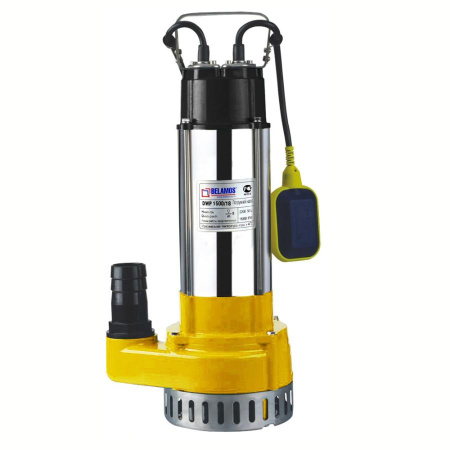 Насос дренажный BELAMOS DWP 2200, 59 м³/ч, напор-18 м, 2.3 кВт  погружной с нижним забором, для грязной воды, с поплавком