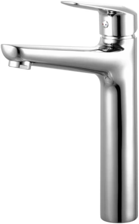 Смеситель для раковины/умывальника IDDIS Torr, однорычажный, неповоротный, керамический картридж, высокий, длина излива 161 мм, латунь, цвет хром