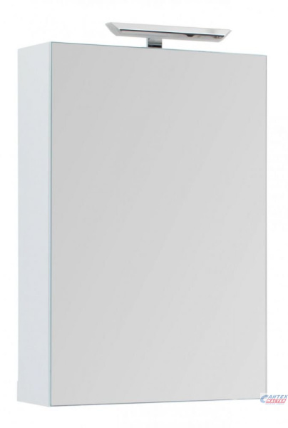 Шкаф зеркальный Aquanet Йорк 60 белый глянец