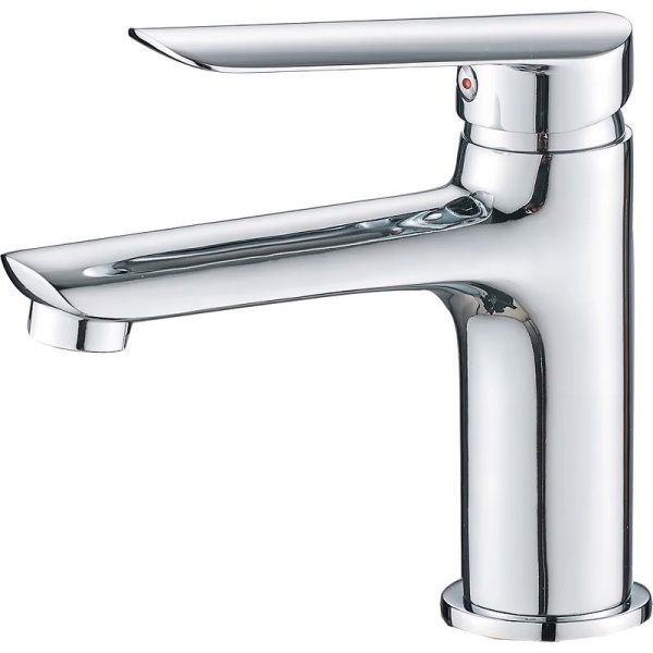 Смеситель для умывальника HAIBA CRON однозахватный, неповоротный, длина 121 мм, силумин, цвет хром