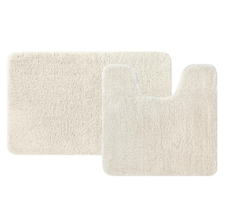 Набор ковриков IDDIS Base для ванной комнаты 500х800+500х500 мм полиэстер, цвет бежевый BSET01Mi13