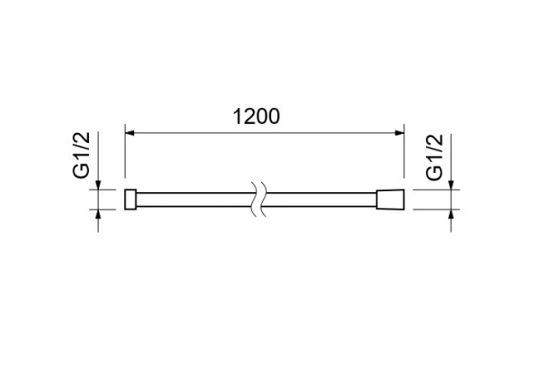 Шланг для душа Aquatek AQ2103BG 1200 см 1/2"х1/2"вн. нержавеющая сталь SUS 304, цвет шлифованное золото, защита шланга от перекручивания