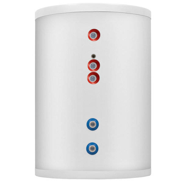 Водонагреватель 100 л Royal Thermo AQUATEC INOX 100 косвенный, напольный, вертикальный, электрический, накопительный тип, 24 квт, 720х526х526 мм, (цвет белый, круглый) с боковой подводкой