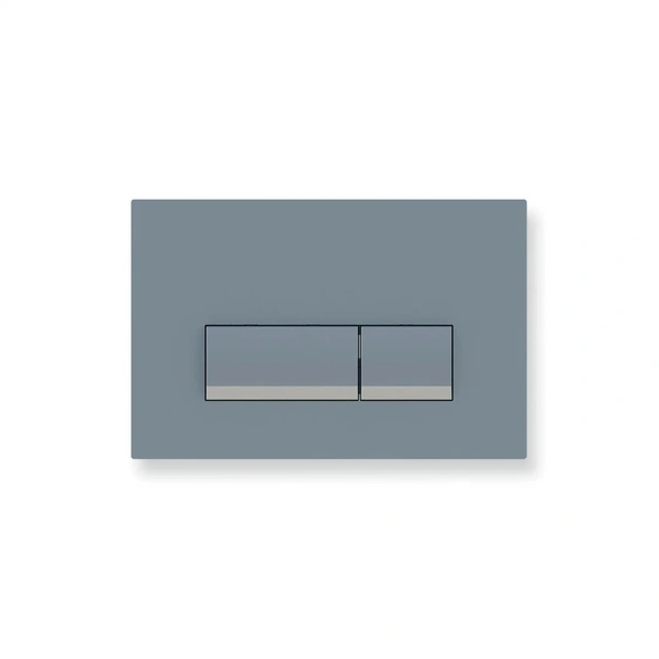 Кнопка смыва Koller Pool Integro Matt Chrome для инсталляции Alcora ST1200 цвет: хром матовый, размер 25х17 см, две узкие прямоугольные клавиши управления