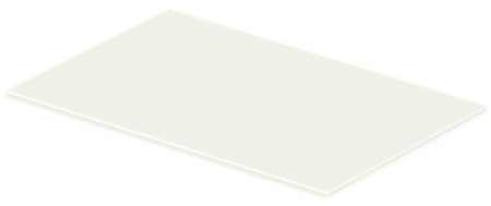 Полка Duravit DuraSquare для металлической консоли под раковину, размер 42х26,4 см, цвет: кубический рисунок, стеклянная, прямоугольная, вставка, для раковины, в ванную комнату