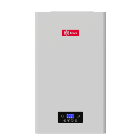 Котел электрический KRATS 10 кВт 220/380 В одноконтурный, настенный, Wi-Fi белый, ЖК- дисплей