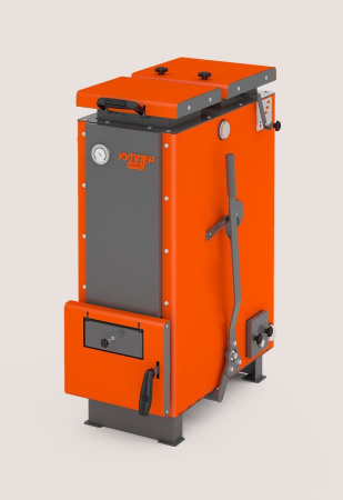 Котел твердотопливный КУППЕР Карбо-26 (2.0) Теплодар 26 кВт, (260 кв. м) одноконтурный, напольный, традиционный, длительного горения (комбинированный)