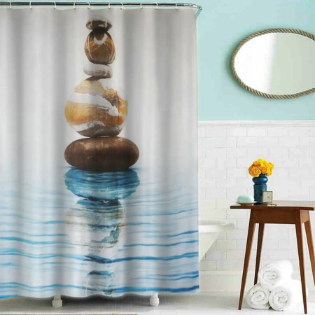 Шторка Melodia для ванной комнаты тканевая MZ-72 "Гармония"