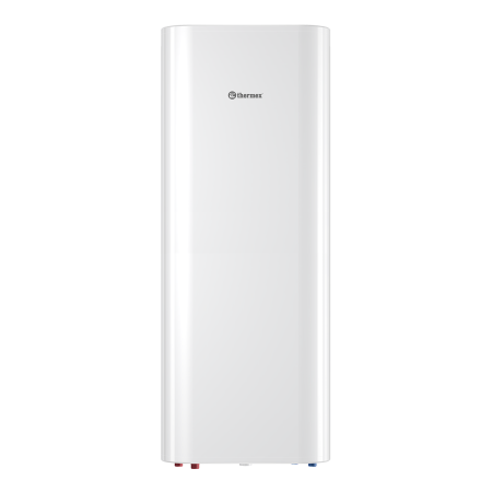 Водонагреватель 80 л Thermex Flat 80 V (combi) комбинированный, напольный, вертикальный/горизонтальный, электрический, накопительный тип, 2 квт, 1080х510х272 мм, 220 в, (цвет белый, круглый) с нижней/боковой подводкой