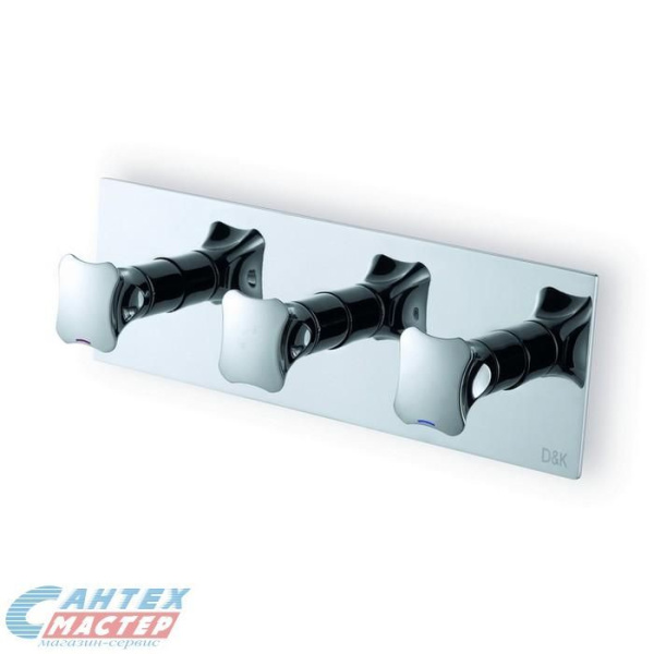 Смеситель для ванны D&K Hessen Grimm керамика встраиваемый хром DA1384801