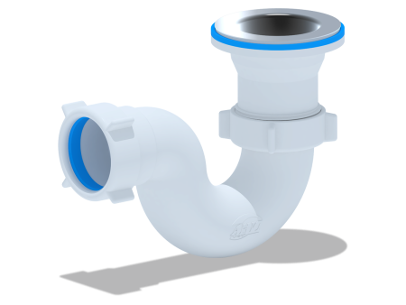 Сифон для душевого поддона АНИ 1 1/2х40 мм для душевых поддонов с отверстием слива Ø50 мм