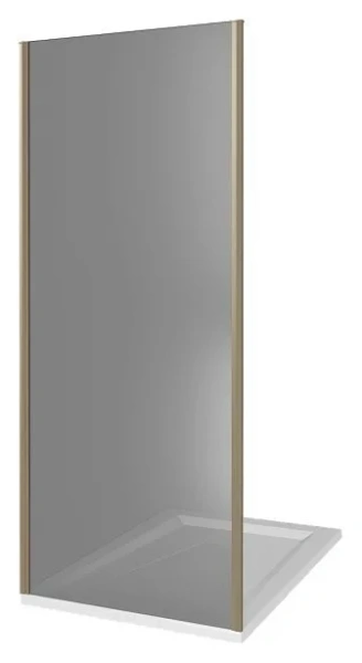 Душевое ограждение BAS Good Door Jazze SP-90-B-BR 900х1850 прозрачное стекло тонированное
