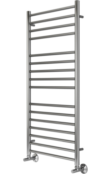 Полотенцесушитель Aquatek Либерти водяной П16 500х1100 мм хром, нержавеющая сталь, лесенка, подключение нижнее