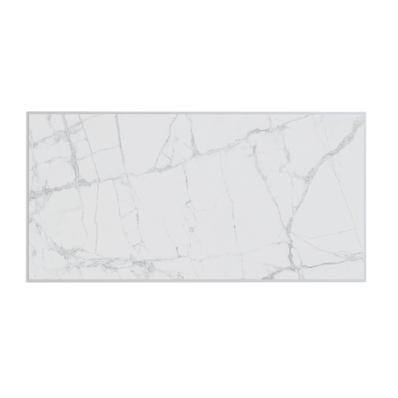 Конвективно-радиационная отопительная панель Stout WHITE STONE SCT 120х60 белый гранит / белый корпус, 550 Вт электрический