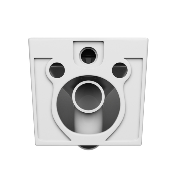 Унитаз подвесной ABBER Ultra 520х320х320 мм цвет белый, горизонтальный (прямой) выпуск, смыв каскадный, с ультратонким ободком, система антивсплеск, с сиденьем микролифт, дюропласт AC1303