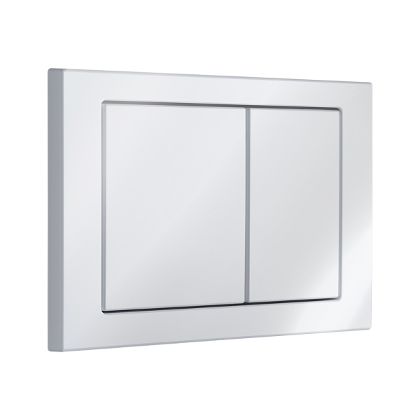 Инсталляция KK-POL Standard с кнопкой смыва M05/белый, (клавишей смыва, двойного слива), система для подвесного унитаза, со скрытым смывным бачком (бак), комплект, размеры рамы (каркас) 42,5х129х23,5 см