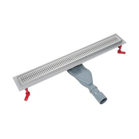 Водоотводящий желоб (Трап) IDDIS Perfex 700 мм, с перфорированной решеткой, цвет хром, горизонтальный выпуск и сифоном 360°, комбинированный затвор, выпуск 40/50 мм 975B7SB20DZ