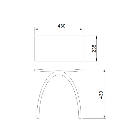 Стульчик для душа/ванной ABBER Kristall полиэфирная смола, цвет прозрачный зеленый, напольный, для душевых кабин