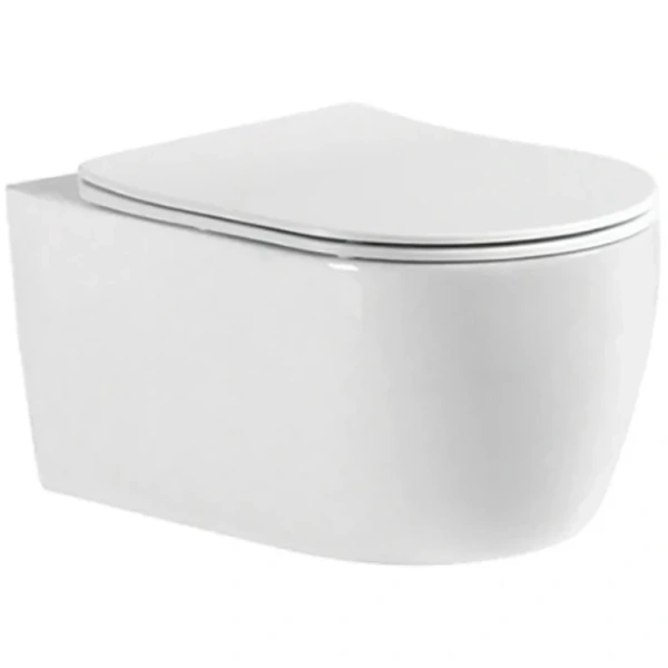 Комплект унитаза с инсталляцией Aquatek Европа (Сет) c сиденьем микролифт, безободковый, без кнопки, без крепления