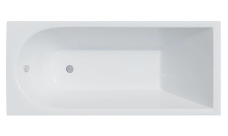 Ванна Corpa Nera Francesca 170х75 см, акриловая, цвет- белая, (без гидромассажа, рамы, сифона, фронтальной панели) прямоугольная, встраиваемая/приставная, универсальная