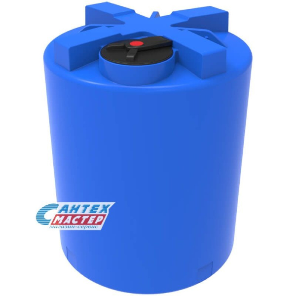 Емкость пластиковая (бак) Экопром T 5000 литров 107,5000,601,0 для воды,с  крышкой с дыхательным клапаном (цвет-синий) 