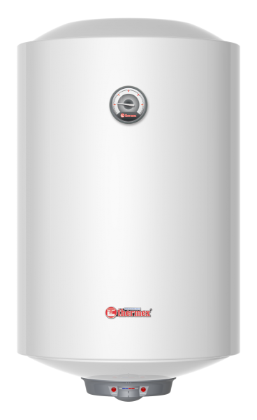 Водонагреватель 80 л Thermex Nova 80 V электрический, настенный, вертикальный, накопительный тип, 2 квт, 751х459х445 мм, 230 в, (цвет белый, круглый), с нижней подводкой Кол. вн. баков 1,  Материал внутр. бак. биостеклофарфор, Сухой ТЭН