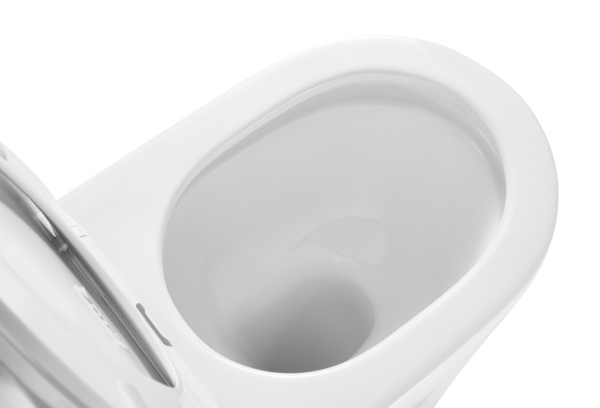 Унитаз-компакт Aquatek Оберон белый, горизонтальный (в стену) выпуск, напольный, с быстросьемным сиденьем микролифт, дюропласт, безободковый, подвод воды: снизу, чаша с бачком