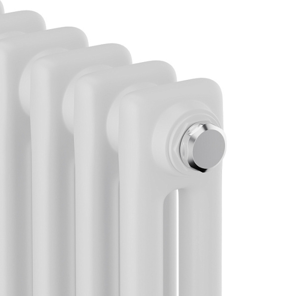 Радиатор Royal Thermo Insignia C2180 стальной 2 трубчатый, 10 секций, боковое подключение, для отопления квартиры, дома, водяные, мощность 2020 Вт, настенный, цвет белый RAL9016