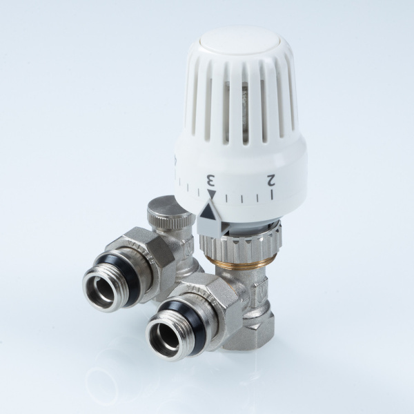 Комплект терморегулирующего оборудования VALTEC угловой 1/2" VT.045.N.04
